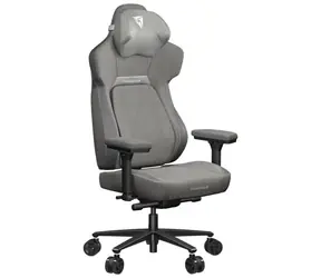 ThunderX3 CORE-Loft hellgrau / Gaming-Stuhl / Stoffbezug / Rollen / Belastbarkeit 150 kg