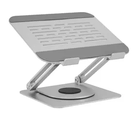 Icy Box IB-NH300 R silber / Laptopständer / höhenverstellbar / schwenkbar / Größe bis zu 17 Zoll 
