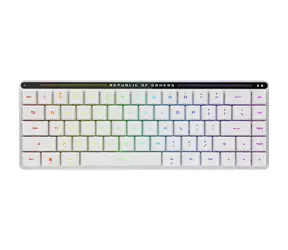Asus ROG Falchion RX Low Profile weiß / Kabellose Gaming-Tastatur / Mechanisch / RX Low Profile / RGB / Bluetooth & Funk & USB