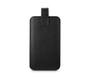 HAMA Universal-Handyhülle für Mobiltelefone bis zu einer Größe von 16 x 8,9 x 1,2 cm, schwarz/Kunstleder
