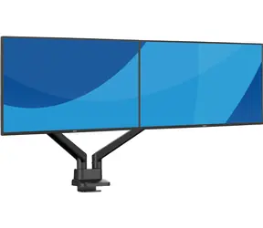IIYAMA Tischhalterung DS4002C-B1 Dual 24"-32" (12 kg) / VESA-Standards 75x75 & 100x100 / Tragfähigkeit 12 kg