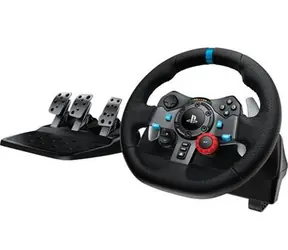 Nagelneues Logitech G29 Driving Force Rennlenkrad / PC / PS3 / PS4 / PS5 / + Pedale / schwarz / neu