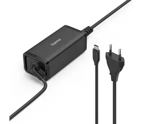 HAMA USB-C-Netzteil für Laptops, schwarz