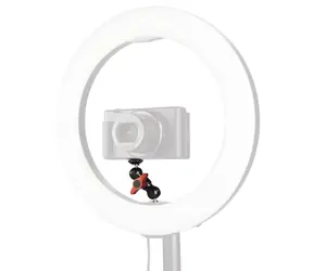 HAMA Twin Ball 72 / Arm mit 2 Kugelgelenken für runde LED-Leuchten / 2 x 1,4", 7,2 cm