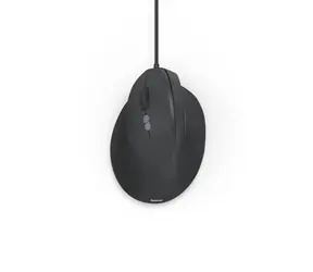 HAMA ECM-500L schwarze, vertikale, ergonomische Kabelmaus für Linkshänder