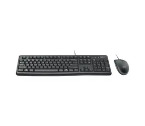 Logitech Desktop MK120 UK schwarz / Tastatur und Maus / UK-Version / USB