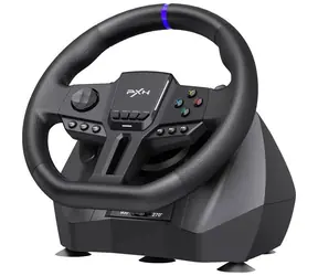 PXN PXN-V900 Gen2 Gaming-Lenkrad mit Pedalen/Schaltwippen/USB 