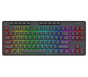 Redragon K516RGB-PRO SHIVA PRO 87 Schwarz / Gaming-Tastatur / RGB / Bluetooth / USB / US-Farben