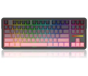 Redragon K728SP-RGB-PRO Antonium PRO Schwarz / Gaming-Tastatur / Mechanisch / Leopard L / RGB / BT / USB / US