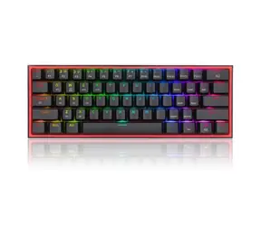Redragon K616 Fizz PRO Black Red Switch schwarz / Gaming-Tastatur / mechanisch / Redragon -Schalter / RGB / BT / USB-C / U