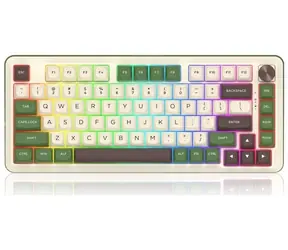 Redragon K681CGC-RGB-PRO Cyrus Grün / Gaming-Tastatur / Mechanisch / Dragon Growl / RGB / BT / USB / US 