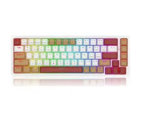 Redragon K677WLR-RGB-PRO Rammus Brown / Gaming-Tastatur / mechanisch / Redragon -Schalter / RGB / Bluetooth / USB / US-Schalter 