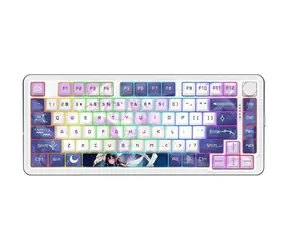 Redragon K681ACG-RGB-PRO Cyrus Lila / Gaming-Tastatur / Mechanisch / Redragon Growl / RGB / Bluetooth / USB / US-Beleuchtung 