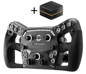 Simucube Savu Pro Rennlenkrad + Link Hub