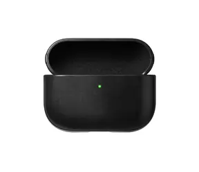 Nomad Moderne Lederhülle für Apple AirPods Pro 3, schwarz