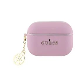Guess Saffiano 4G Charm Case für AirPods Pro 2 Pink