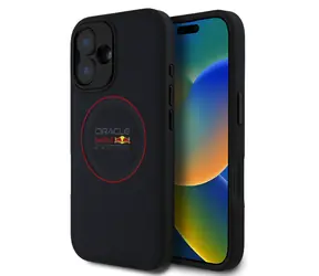 Red Bull PC/TPU Red Ring MagSafe Rückseite für iPhone 16 Marineblau
