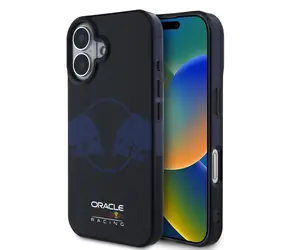 Red Bull PC/TPU Two Bulls Magsafe Rückseite für iPhone 16 Marineblau