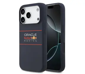 Red Bull Silikon-Rückseite mit horizontalem Logo und MagSafe-Funktion für iPhone 17 Pro Max, Marineblau