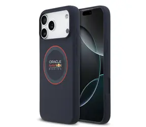 Red Bull Silikon-Rückseite mit rotem Ring und MagSafe-Funktion für iPhone 17 Pro Max, Marineblau
