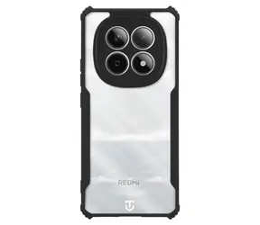 Tactical Quantum Stealth Hülle für XIAOMI Redmi Note 15 5G, transparent/schwarz