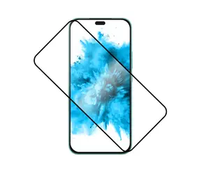 FIXED Vollflächige Displayschutzfolie aus gehärtetem Glas für Honor 400 Lite Schwarz