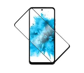 FIXED Vollflächige Displayschutzfolie aus gehärtetem Glas für Motorola Moto G05/E15 Schwarz