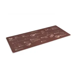 Noctua NP-DM3 braun-weißes Gaming-Mauspad / 90 x 40 cm