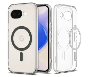 Spigen Ultra Hybrid Hülle mit MagSafe für Google Pixel 10a, durchsichtiges Graphite