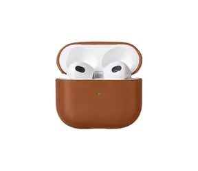 Native Union Lederhülle für Apple AirPods 3, braun