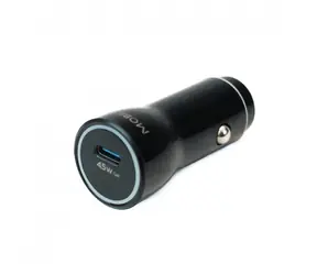 Mobilis 020017 Kfz-Ladegerät USB-C schwarz / 45W / GaN