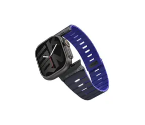 SKINARMA GEMINI Magnetarmband für Apple Watch 49/46/45/44 mm Marineblau