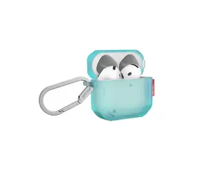 SKINARMA Mecha CE Hülle für AirPods 4, Türkis