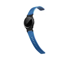 UNIQ Fluo Magnetarmband für Garmin Smartwatch 22 mm, Ozeanblau
