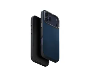 UNIQ Lyden DS MagClick Ladeschutzhülle für iPhone 17 Pro Max, Stahlblau/Anthrazit