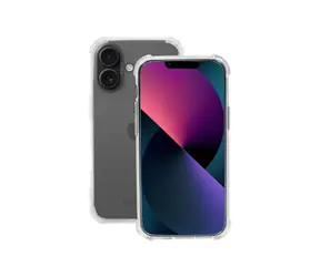 Mobilis R Schutzhülle für Apple iPhone 16, transparent (weiche Tasche)