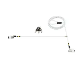 Mobilis 001327 Dual T Lock Schlüssel-Drehschloss für Laptops, 1,8 m