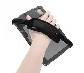Mobilis 001095 Universelle Handschlaufe für 8"-Tablets mit Stifthalter, schwarz