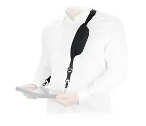 Mobilis Universal-Schultergurt mit sicherem Öffnungssystem + Tasche, schwarz