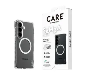 PanzerGlass CARE Schutzhülle für Samsung Galaxy S26+ Samba klar/weiß Qi