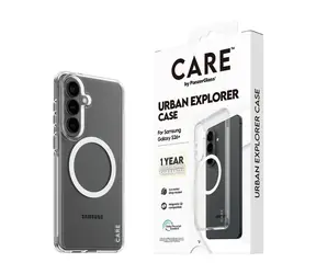 PanzerGlass CARE Schutzhülle für Samsung Galaxy S26+ Urban klar/weiß Qi