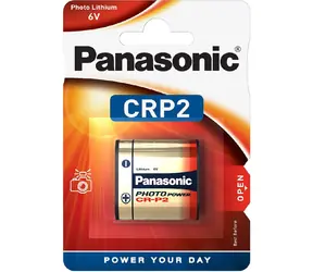 Panasonic Einweg-Lithiumbatterie CR-P2, 1 Stück