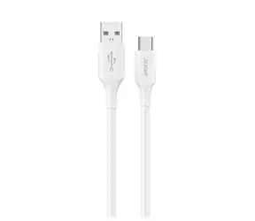 Dudao L2sT Netzkabel / USB-A / USB-C / 6A / 1,2 m / weiß