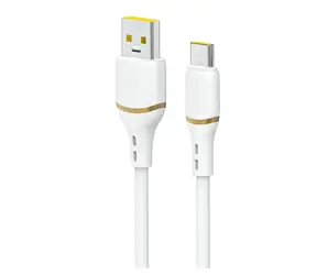 Dudao Datenkabel L25T / USB-A / USB-C / 5A / 1 m / weiß