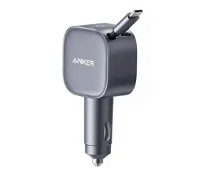 Anker Nano grau / Autoladegerät / USB-C-Kabeltrommel / 75 W