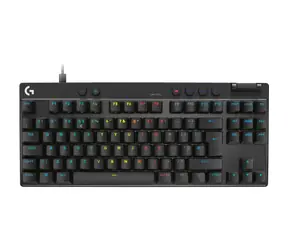 Ausgepackt - Logitech G Pro X TKL Rapid schwarz / Gaming-Tastatur / US-Layout / USB / RGB Lightsync / ausgepackt