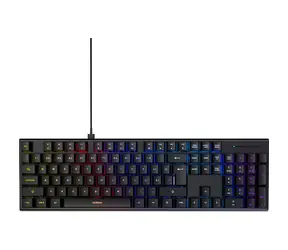 Niceboy K310 schwarz / Gaming-Tastatur / OUTEMU Blau / RGB-Hintergrundbeleuchtung / USB-C / CZ -Layout