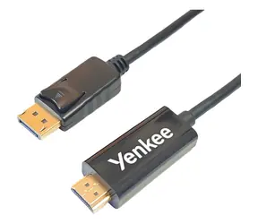 Ausgepackt - YENKEE YCH 415 HDMI 1.4 Kabel (M) - Port (M) 2 m schwarz / 4K/30Hz / 10,2 GB/s / 48 Bit / ausgepackt