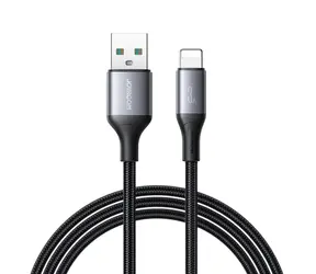Joyroom S-A28 Flash Series Ladekabel USB-A (M) - Lightning (M) 3A 2m schwarz
