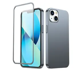 Joyroom JR-BP927 Rückseite für Apple iPhone 13 + Schutzglas grau